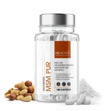 Cargar imagen en el visor de la galería, MSM Pur (180 Kapseln oder 300g Pulver) - HS Activa